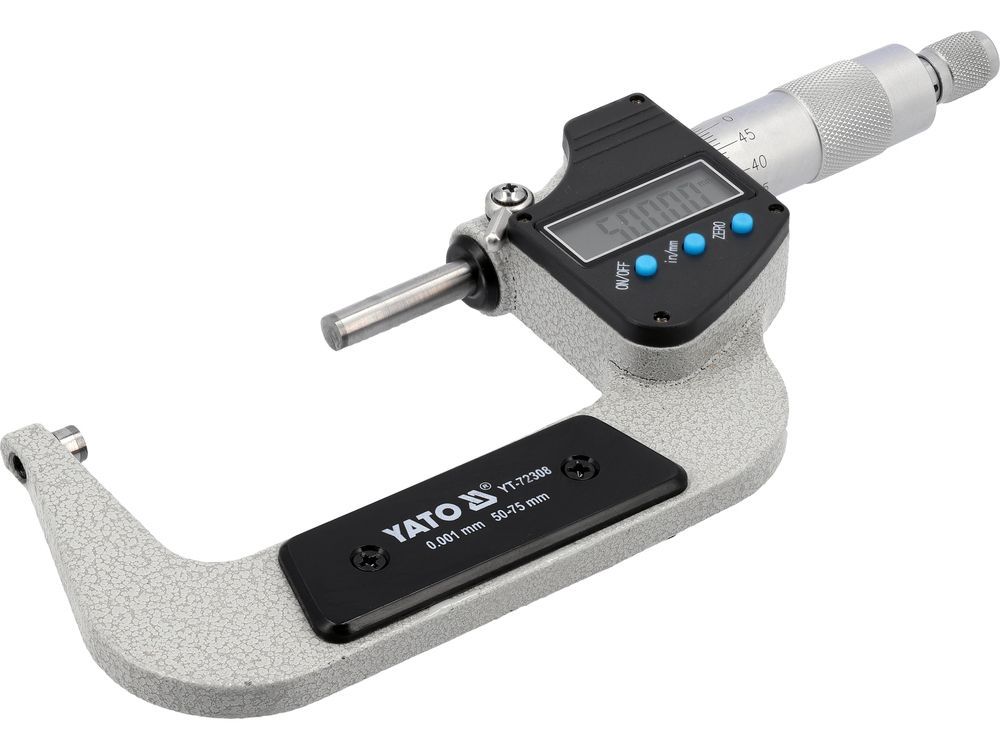 Мікрометр YATO YT-72308 з високою точністю вимірювань Мікрометр YATO YT-72308 з високою точністю вимірювань