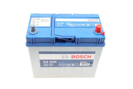 Аккумулятор Daewoo 45Ah-12v (S4020) (238x129x227), r, EN330, Азия тонк.клеммы, 96336784, TOYOTA 288005452383 Аккумулятор Daewoo 45Ah-12v (S4020) (238x129x227), r, EN330, Азия тонк.клеммы, 96336784, TOYOTA 288005452383