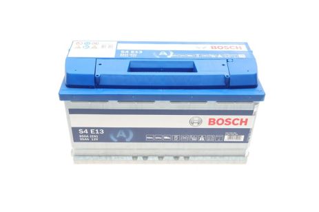 Аккумулятор 95Ah-12v efb (S4E13) (353x175x190), r, EN850, для RENAULT 244108926R, FIAT ALFA, BOSCH (0092S4E130)