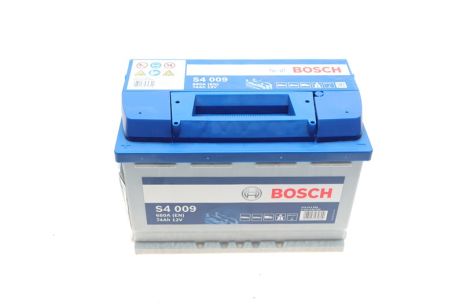 Аккумулятор 74Ah-12v (S4009), l, EN680 для CHEVROLET EC0730008, TOYOTA 28800YZZBB, BOSCH (0092S4009) Аккумулятор 74Ah-12v (S4009), l, EN680 для CHEVROLET EC0730008, TOYOTA 28800YZZBB, BOSCH (0092S4009)