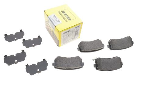 Комплект гальмівних колодок DODGE ATTITUDE, KIA RIO, HYUNDAI ACCENT від TEXTAR (2432001)
