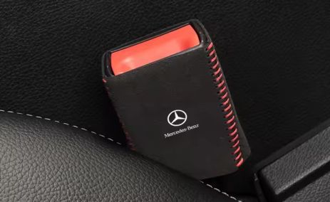 Чохли на ремінь безпеки автомобіля чорні Mersedes-Benz