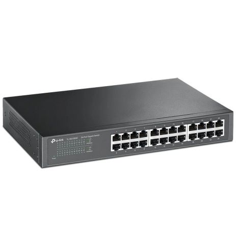 Коммутатор TP-LINK TL-SG1024D 24xGE неуправляемый 13" 1U