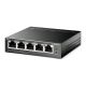 Мережевий комутатор TP-LINK TL-SG105PE, 5xGE/4xPoE+, 65W, Easy Smart Мережевий комутатор TP-LINK TL-SG105PE, 5xGE/4xPoE+, 65W, Easy Smart