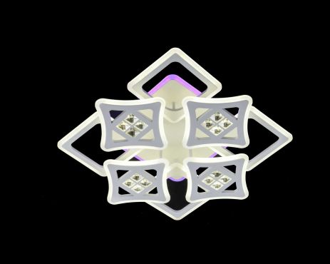 Светодиодная люстра акриловая с пультом VALESO V 3167-4 4C WH