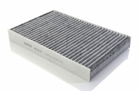 Вугільний салонний фільтр для Tesla Model S (12-16), 244x157x30, (USA), SHAFER (SAK10176)