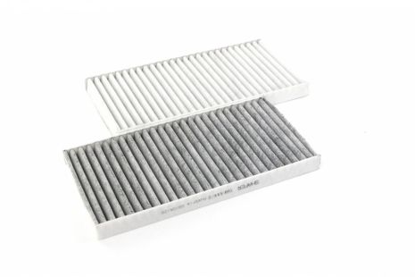 Фильтр салонный Hyundai Tucson, Sorento, Sportage, Santa Fe, 01-, 217x108x17, угольный, SHAFER (SAK444S)