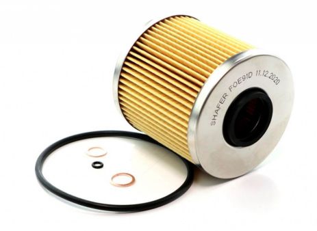 Олійний фільтр для BMW 3 (E30, E36), 5 (E34) 1.6-1.8, 87-00, SHAFER (FOE91D)