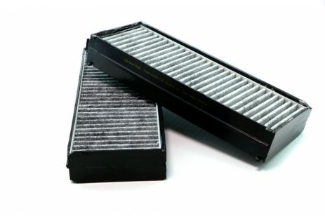 Салонный фильтр для Huyndai Santa Fe I, Sonata IV, Trajet, 01-08, (2 шт.), угольный, SHAFER (SAK896S)