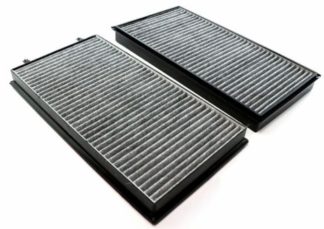 Фильтр салонный BMW 7 (E65, E66, E67), 01-08, (2 шт), угольный, SHAFER (SAK173S)