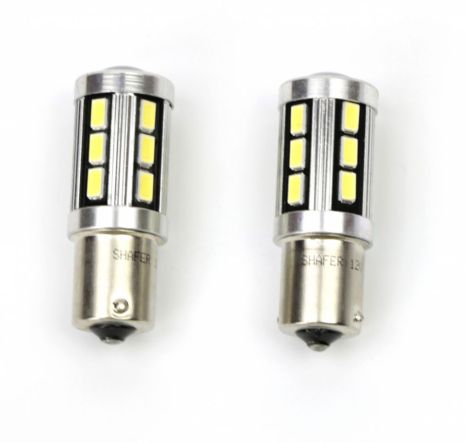 Світлодіодна лампа S25 BA15S 18LEDs canbus (1шт), SHAFER (SL4101)