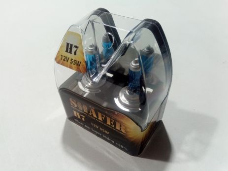 Галогеновая лампа H7 12V55W Silver top +50% (2 шт.), SHAFER (SL3007S) Галогеновая лампа H7 12V55W Silver top +50% (2 шт.), SHAFER (SL3007S)