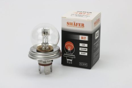 Галогенова лампа R2 12V 45/40W P45T (картонна упаковка 1шт), SHAFER (SL1019)