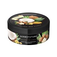 Цукровий скраб Dermofuture з маслом ши і кокоса, 200 мл