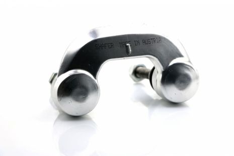 Передняя стойка стабилизатора VW Passat B5, A4, A6, 95-04, с пальцами, SHAFER (SM4542)