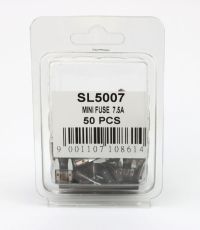 Предохранитель Mini 7.5A в пластиковой упаковке по 50шт, SHAFER (SL5007)