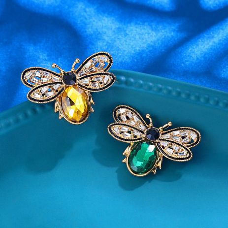 Брошь в форме бабочки со стразами женская булавка с отворотом с насекомыми Брошь в форме бабочки со стразами женская булавка с отворотом с насекомыми