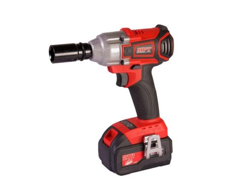 Гайковерт акумуляторний 21V Li-ion 350 Нм 2 швидкості пластиковий кейс MASTERTOOL MCIW2128