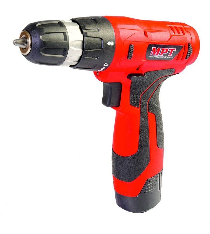 Аккумуляторная дрель-шуруповерт 12V Li-ion 1.3 А·ч 0-700 об/мин 0-10 мм 2 АКБ кейс MASTERTOOL MCDT1215.B2 Аккумуляторная дрель-шуруповерт 12V Li-ion 1.3 А·ч 0-700 об/мин 0-10 мм 2 АКБ кейс MASTERTOOL MCDT1215.B2