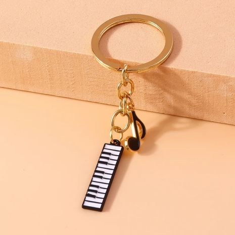 Брелок музыкальные инструменты пианино ноты клавиши для музыкантов
