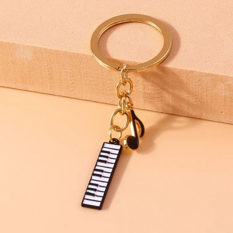Брелок музыкальные инструменты пианино ноты клавиши для музыкантов