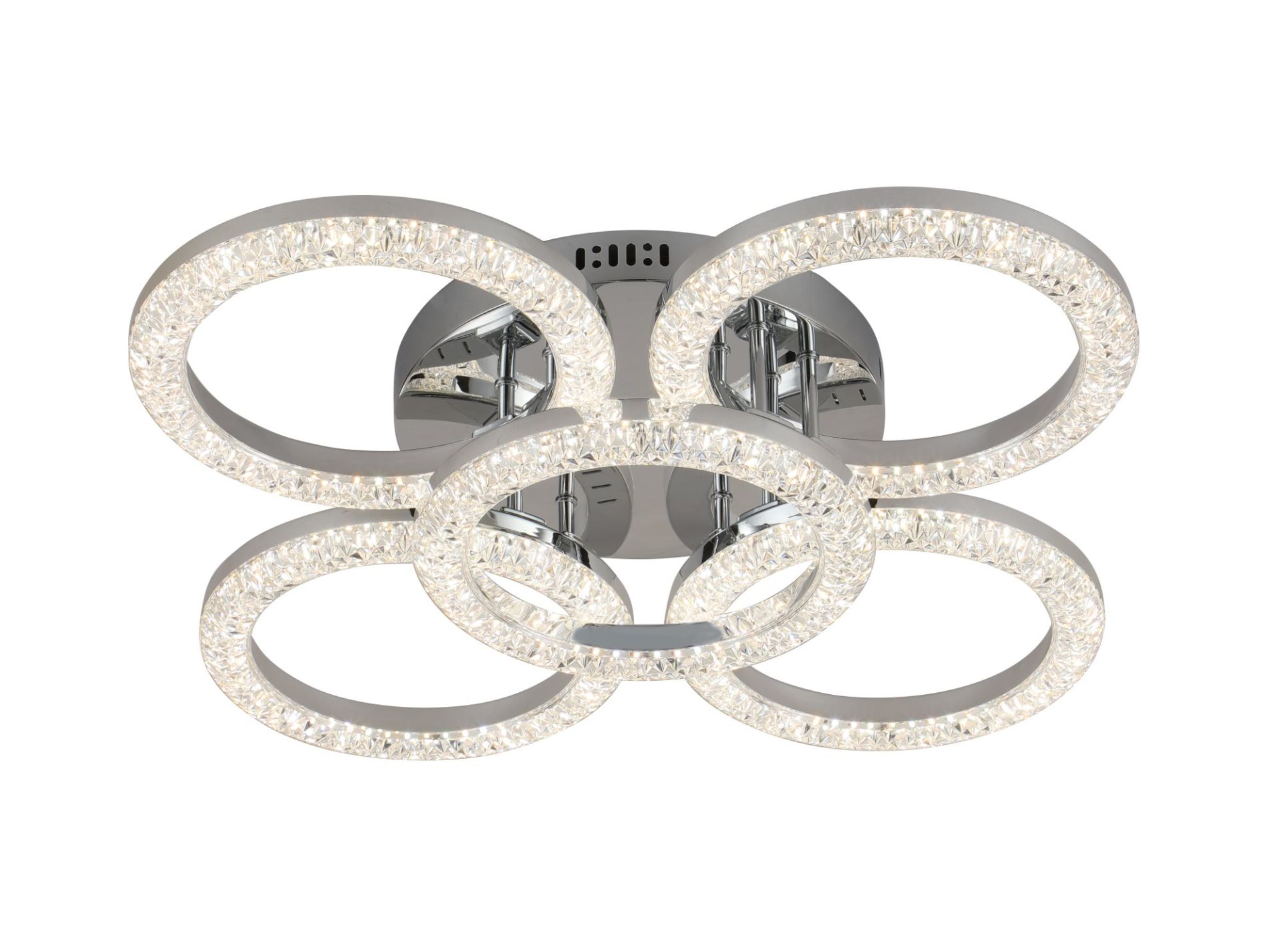 Світлодіодна акрилова люстра Sirius 2723/4+1BG CR 65W*2 Світлодіодна акрилова люстра Sirius 2723/4+1BG CR 65W*2