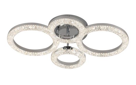 Акрилова світлодіодна люстра Sirius 2723/2+2 CR 42W*2