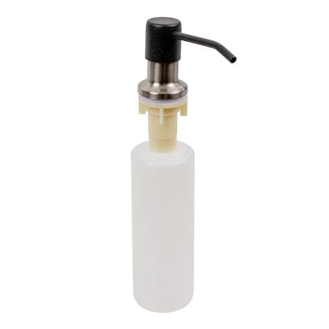 Вбудований дозатор для рідкого мила Platinum S02 у чорному кольорі з золотом