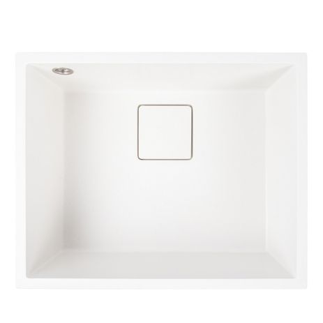 Кухонная гранитная мойка 5444 AMELI VALESO белоснежная