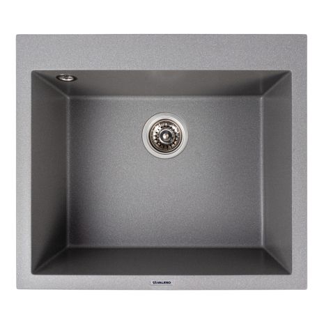 Гранітна кухонна мийка 5750 DAVINA VALESO сірий мусон