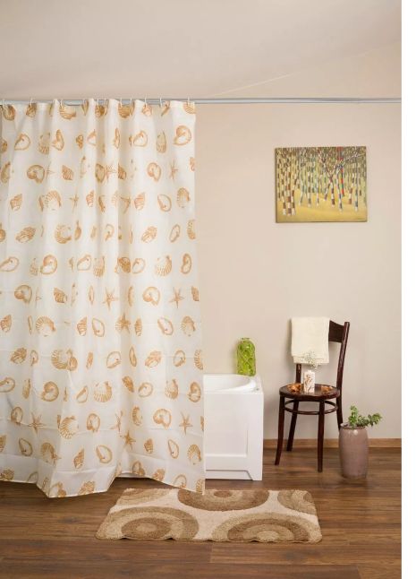 Шторка для ванної кімнати Miranda Star Fish beige 180*200 cм Шторка для ванної кімнати Miranda Star Fish beige 180*200 cм