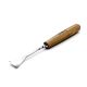 Стамеска клюкарза кована для різьби по дереву Риб'ячий хвіст 30 мм STRYI Maestro