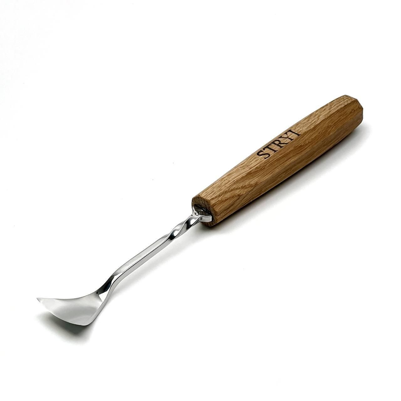 Стамеска клюкарза кованая для резьбы по дереву Рыбий хвост 35 мм STRYI Maestro Стамеска клюкарза кованая для резьбы по дереву Рыбий хвост 35 мм STRYI Maestro