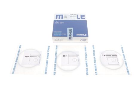 Поршневі кільця RENAULT 76,00 K9K 1,5TD , MAHLE/KNECHT (02201N0)