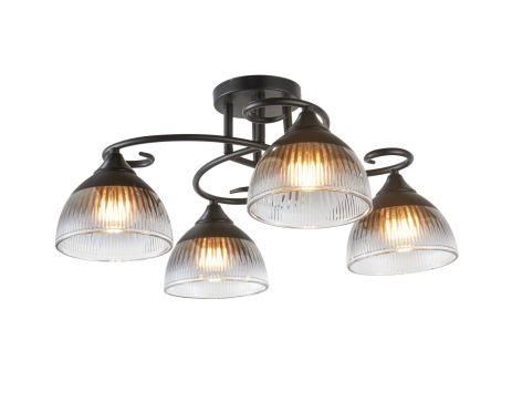 Декоративная люстра INTEREES IS 6403-4 BK