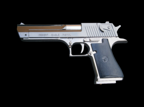 Запальничка пістолет Desert Eagle «Пустельний орел» турбо газова сувенірна чорна