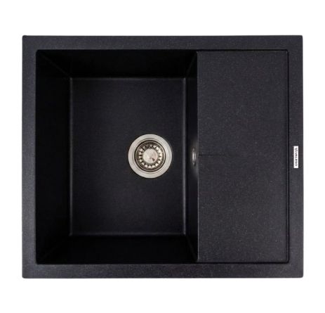 Кухонна гранітна мийка 5850 REYNA VALESO чорний металік
