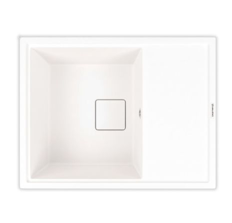 Кухонная мойка гранитная 6550 ESTERIS VALESO белоснежная