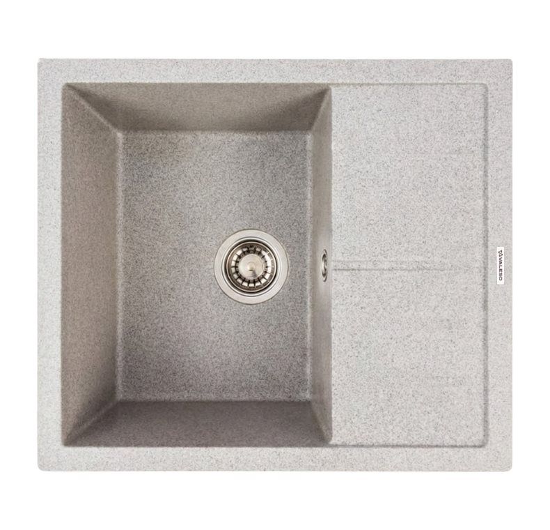 Кухонна гранітна мийка 5850 REYNA VALESO сіра Кухонна гранітна мийка 5850 REYNA VALESO сіра