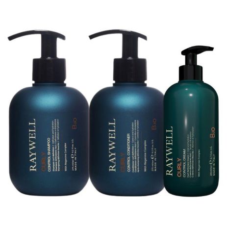 Набор Raywell B.IO Curly Control шампунь, кондиционер, крем для вьющихся волос 2х275+200 мл