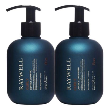 Набір Raywell B.IO Curly Control шампунь і кондиціонер для кучерявого волосся 2х275 мл Набір Raywell B.IO Curly Control шампунь і кондиціонер для кучерявого волосся 2х275 мл