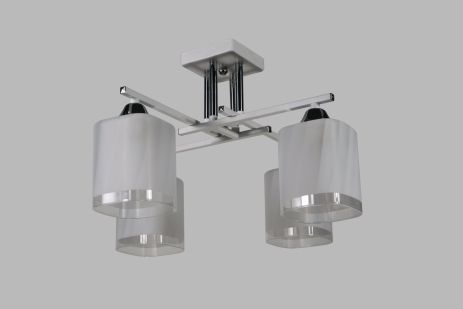 Люстра декоративна INTEREES IS 96202/4 CR+WT