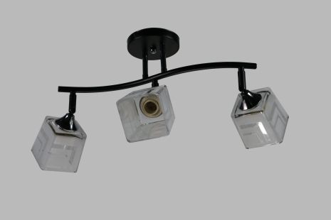 Люстра декоративна INTEREES IS 96223/3 BK+CR