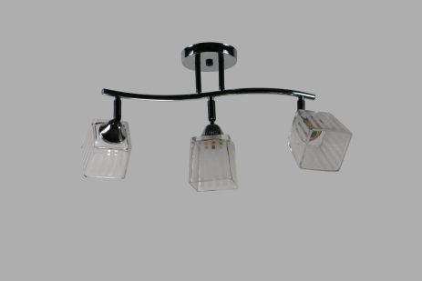 Люстра декоративна INTEREES IS 96236/3 CR+BK