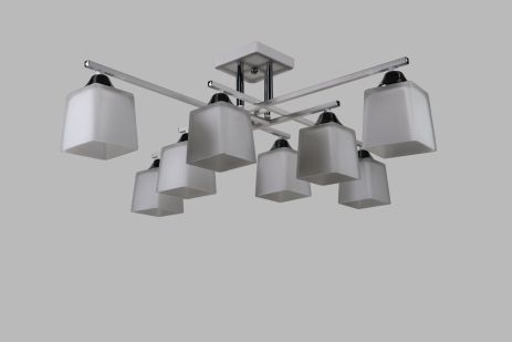 Люстра декоративна INREREES IS 96200/8 CR+WT