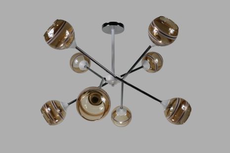 Люстра декоративна IS 33173/8 CR+WT Люстра декоративна IS 33173/8 CR+WT