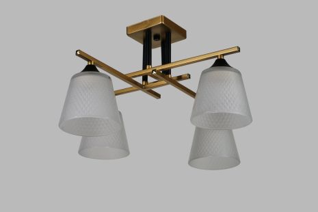 Люстра декоративна IS 96180/4 CPGD+BK