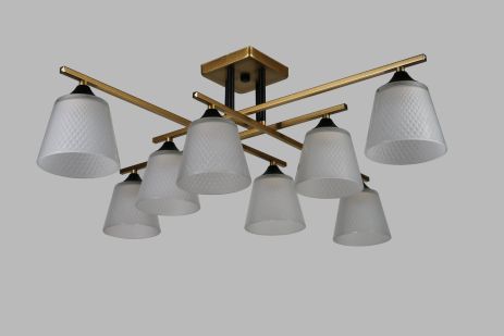 Люстра декоративна IS 96180/8 CPGD+BK