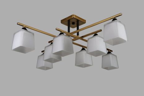 Люстра декоративна IS 96181/8 CPGD+BK Люстра декоративна IS 96181/8 CPGD+BK