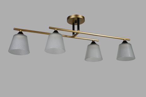 Люстра декоративна IS 96182/4 CPGD+BK